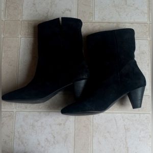 Free People Women's Suede ankle Bootie